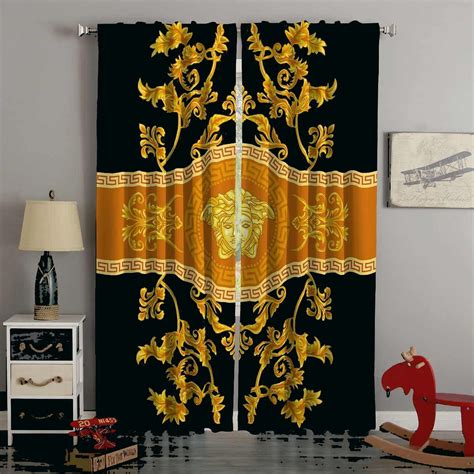 versace room design|Versace curtains for living room.